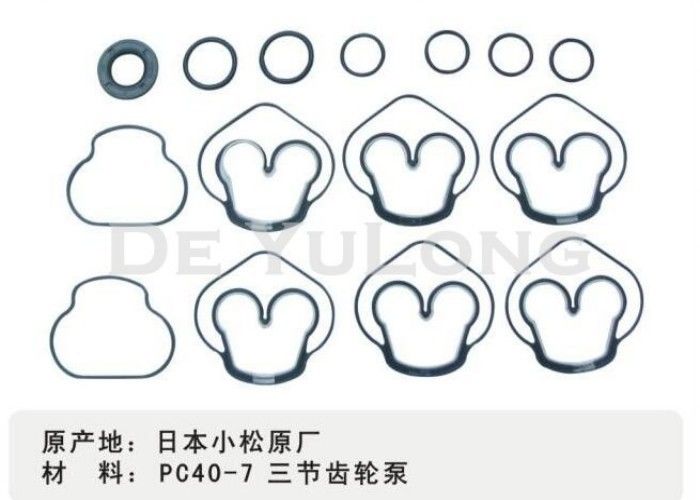 Komatsu Pc40 7 Mechanical Seal Repair Kit , Custom Fuel Resistant O Ring Kit